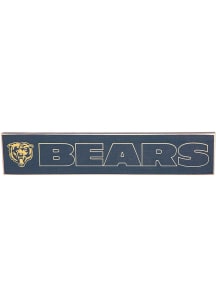 Chicago Bears Wood 3.5x 18 Sign - Brown