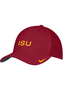 Nike Iowa State Cyclones Mens Cardinal Sideline Aero Flex Hat