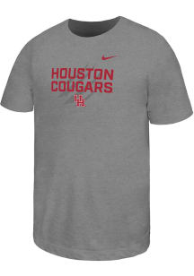 Nike Houston Cougars Youth Grey Heather Jaws and Claws Short Sleeve T-Shirt