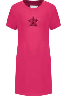 Pro Standard Houston Astros Toddler Girls Pink Classic Triple Pink Short Sleeve Dress