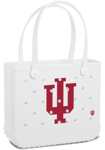 Indiana Hoosiers White Medium Bogg Bag Tote