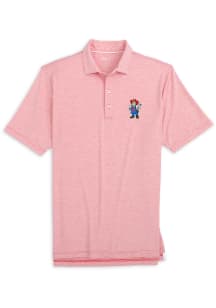 Johnnie O Nebraska Cornhuskers Mens Scarlet Red Lyndonn Short Sleeve Fashion Polo