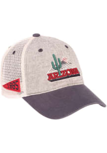 Zephyr Arizona Wildcats Scholarship Adjustable Hat - Grey