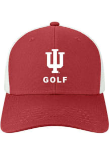 Indiana Hoosiers Golf Mid Pro Trucker Adjustable Hat - Red