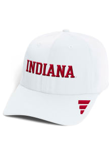 Adidas Indiana Hoosiers Locker Room Wordmark Slouch Adjustable Hat - White