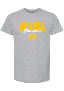 Summit Sportswear Drexel Dragons Womens Grey Grandma Short Sleeve T-Shirt