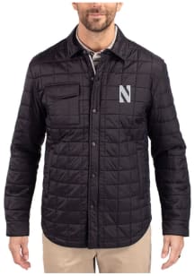 Cutter and Buck Northwestern Wildcats Mens Purple Rainier PrimaLoft Outerwear Lined Jacket