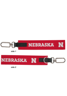 Nebraska Cornhuskers Oversized KeyStrap Keychain - Red