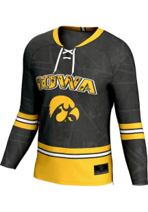 ProSphere Iowa Hawkeyes Youth Black Vigor Hockey Jersey