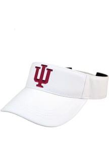LogoFit Indiana Hoosiers Mens White Slice Adjustable Visor