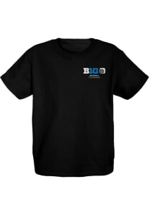 Blue 84 Big Ten Youth Black 2025 Big Ten Baseball Short Sleeve T-Shirt