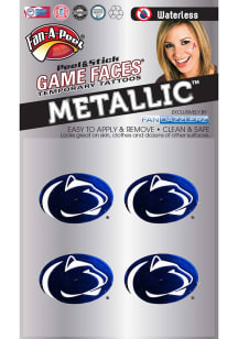 Penn State Nittany Lions Metallic 4pk Tattoo