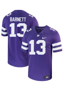 Blake Barnett  Nike K-State Wildcats Purple Football NIL Game Football Jersey