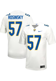 Cameron Rosinsky   Pitt Panthers White Football Football Name And Number Football Jersey