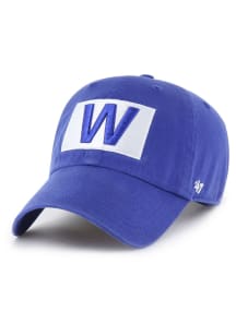 47 Chicago Cubs Wrigley Flag Clean Up Adjustable Hat - Blue