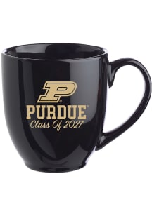 Purdue Boilermakers 16oz Class of 2027 Glossy Bistro Ceramic Mug - Black