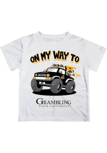 Vive La Fete Grambling State Tigers Toddler White On My Way Short Sleeve T-Shirt
