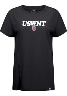 Levelwear USWNT Womens Black Influx Reunion Short Sleeve T-Shirt