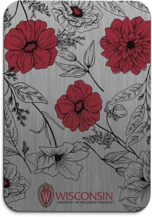 Wisconsin Badgers Floral Mousepad