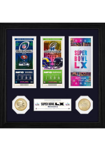 Seattle Seahawks 2025 Super Bowl LX Champions Road to Super Bowl Tickets Plaque