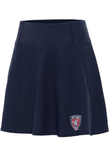 Antigua Indy Eleven Womens Navy Blue Chip Shorts
