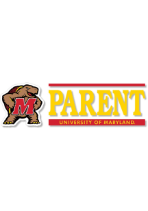 Maryland Terrapins 6x2 Parent Auto Decal - Red