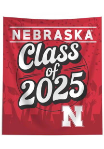 Nebraska Cornhuskers Class of 2025 50x60 Tapestry Blanket