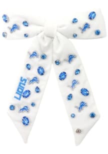 Detroit Lions Beaded Logo Womens Hair Scrunchie