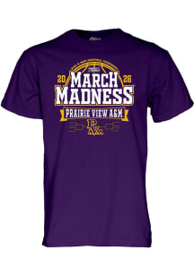 Blue 84 Prairie View A&M Panthers Purple 2026 NCAA Men's Basketball March Madness Bound Short Slee..