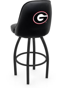 Georgia Bulldogs Padded Swivel Pub Stool - Black