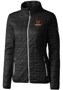 Cutter and Buck Houston Dynamo Womens Black Rainier PrimaLoft Heavy Weight Jacket