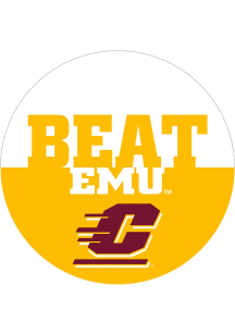 Central Michigan Chippewas BEAT East Michigan 3" Button - Maroon