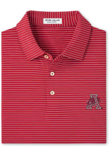 Peter Millar Arkansas Razorbacks Mens Cardinal Hemlock Short Sleeve Fashion Polo