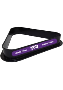 TCU Horned Frogs Team Logo Billiard Ball Rack