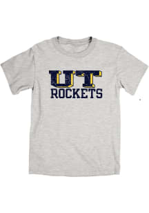 Blue 84 Toledo Rockets Grey Team Nickname Short Sleeve T Shirt
