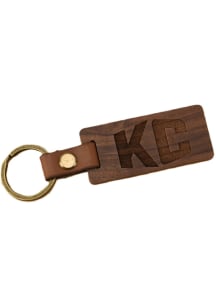 Kansas City KC Keychain - Brown
