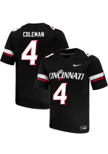 Mikah Coleman  Nike Cincinnati Bearcats Black Football NIL Name And Number Football Jersey
