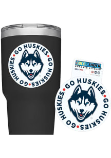 UConn Huskies Script Durable Stickers - Navy Blue