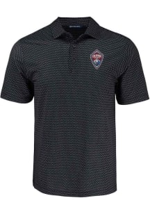 Cutter and Buck Colorado Rapids Black Shadow Check Big and Tall Polo