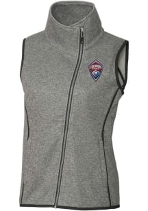 Cutter and Buck Colorado Rapids Womens Grey Mainsail Asymmetrical Vest