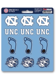 North Carolina Tar Heels Mini Auto Decal - Light Blue