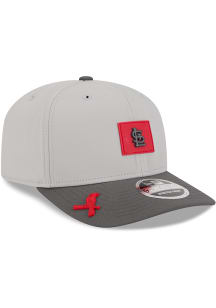 New Era St Louis Cardinals RH Exclusive 2026 Clubhouse 9SEVENTY Stretch Snap Adjustable Hat - Grey