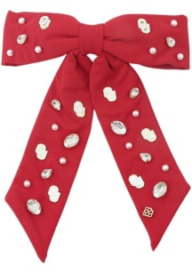 Oklahoma Sooners Beaded Logo Womens Hair Scrunchie
