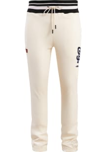 Pro Standard San Francisco Giants Mens White Script Tail Sweatpants