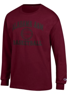 Champion Alabama A&M Bulldogs Maroon Basketball Jersey Long Sleeve T Shirt