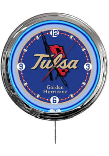 Tulsa Golden Hurricane Multi Color LED Wall Clock
