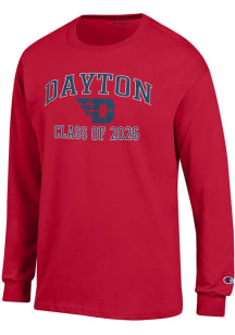 Champion Dayton Flyers Red Font Class of 2026 Jersey Long Sleeve T Shirt