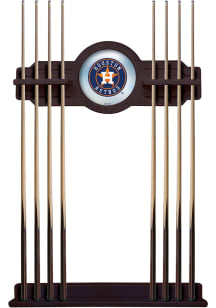 Houston Astros Solid Wood Cue Rack Pool Table