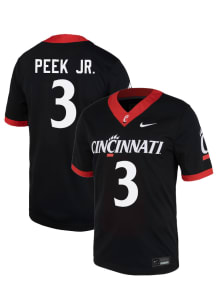 Antwan Peek Jr.  Nike Cincinnati Bearcats Black NIL Name And Number Football Jersey
