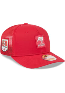 New Era Tampa Bay Buccaneers 2025 NFL Sideline 9SEVENTY Trucker Adjustable Hat - Red